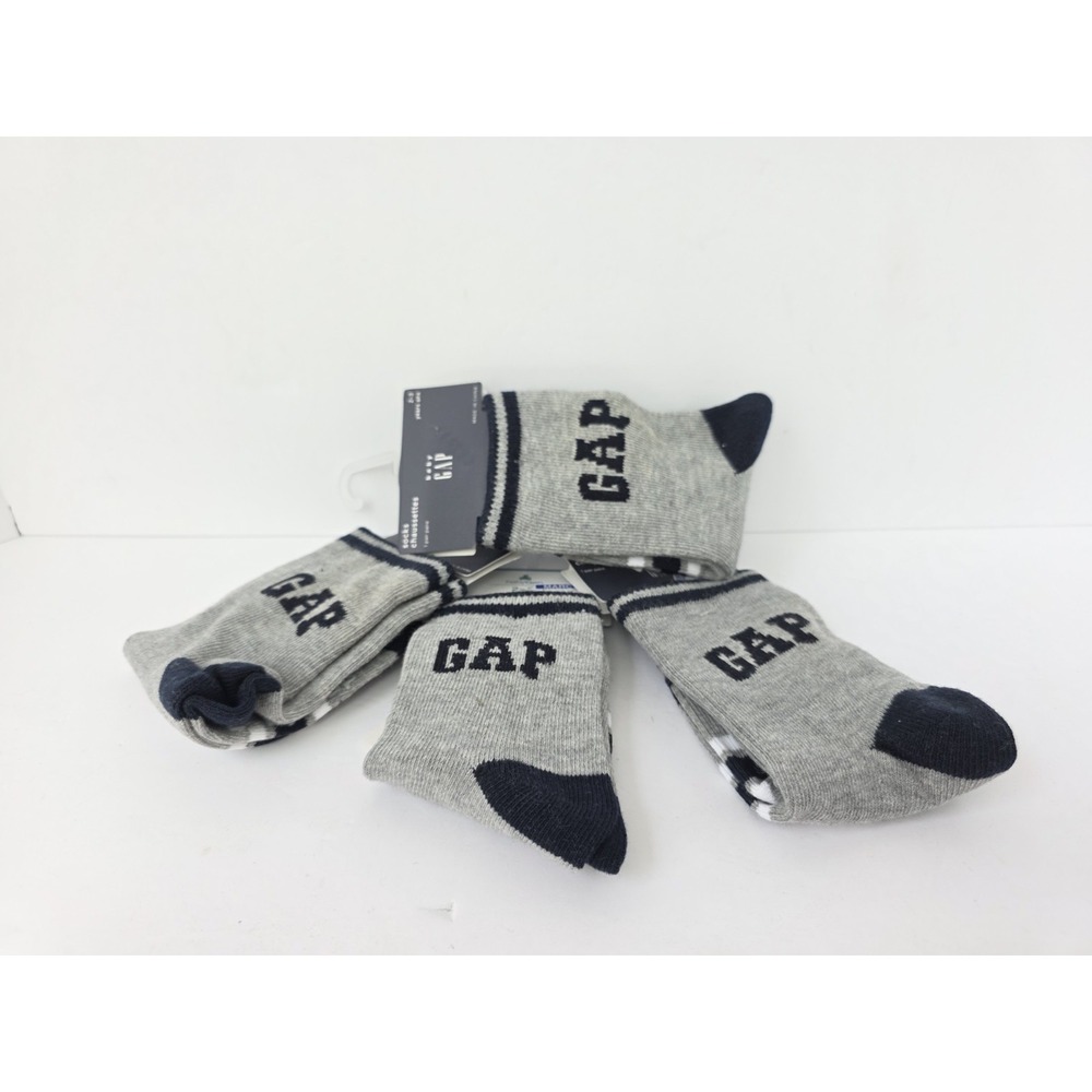 Baby Gap toddler baby‎ socks NEW 2-3 years lot of 4 grey